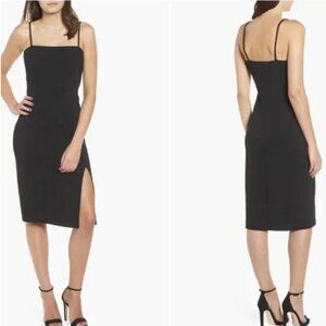 Leith Black Spaghetti Strap Dress
